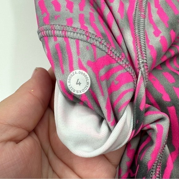 Lululemon Seawheeze Swift Speed Euphoria Pink Sz 4 Leggings - Picture 6 of 6